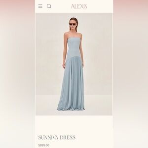 Alexis Light Blue Maxi Dress